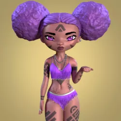 Mystical Girl STL