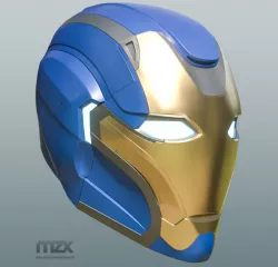 Pepper Pots Mark 49 helmet model for 3D-printing, DIY (may 16)