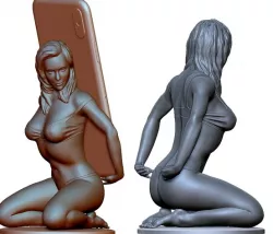 Phone holder stand printable for 1Phone X, XS.