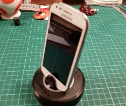 Phone holder-wheel