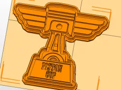 Piston Cup Cookies cutter- Cars cortante copa piston