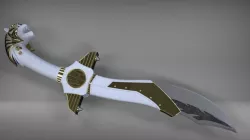 Power Rangers Legacy Saba Sword replica 3D print model