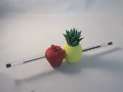 PPAP 3D Printed Pen-Pineapple-Apple-Pen holder