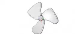 propeller screw for toys 3d-print and cnc