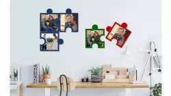Puzzle photo frames