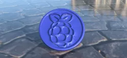 Raspberry Pi coaster