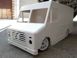 RC truck body delivery 1 10 scale 3D print model