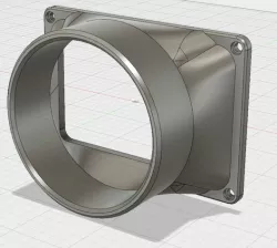 Rear Vent to 4" Adapter for Anycubic Photon