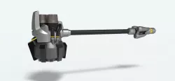 Reinhardt hammer from game Overwatch