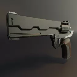 Revolver from Cyberpunk 2077