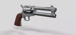 Revolver of agent Whiskey from movie Kingsman The Golden Circle
