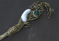 Rita Repulsa Staff from 2017 Power Rangers movie 3D print model
