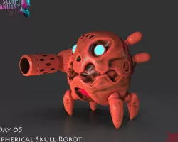 Robot Skull