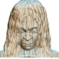 Samara The Ring bas relief 3d model