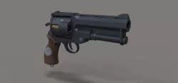 Samaritan revolver from movie Hellboy