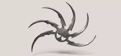 Shuriken of Predator from movie Alien vs. Predator