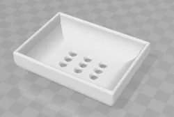 Simple Soap Dish with drain