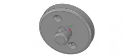 simple wall or ceiling mount wire holder for real 3D print