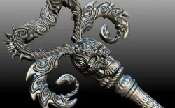Skeleton Key Sculpture by Marco Valenzuela