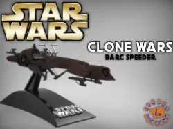 Star Wars - Clone Wars Barc Speeder