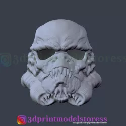 Stormtrooper Star Wars Zombie Helmet Cosplay Costume Halloween