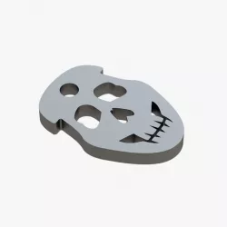 Strange face keychain
