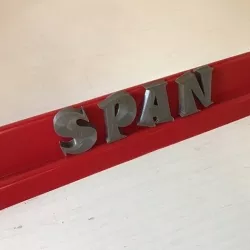 Test SNAP font 3d letters free download