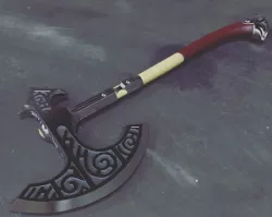 THE LUNAR STEEL WAR AXE FROM SKYRIM 3D PRINT MODEL