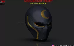 The Moon Knight Helmet - Marvel Mask High quality 3D print model