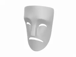 Theater Sad Mask