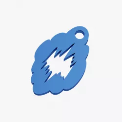 Thundercloud keychain