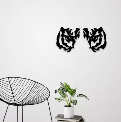 Tiger eyes wall decoration