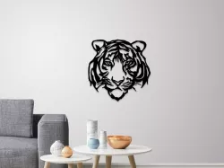 Tiger face wall decoration