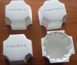 You.S 4-Pack Hub Caps – 57.5mm Outer, 51.5mm Inner For Toyota Steel Wheels
