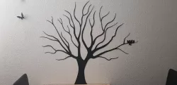 Tree Wall Stencil Decoration