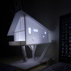 Treehouse Lampshape model for 3d printer