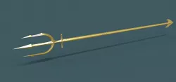 Trident of King Atlan from movie Aquaman