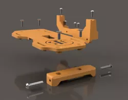 TRX4 Compact Battery Tray with Shift & Lock Servo Mount