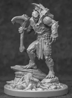 Turtle Barbarian Statue Kit