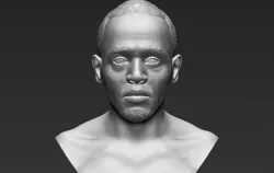 Usain Bolt bust 3D printing ready stl obj