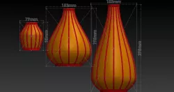 Vase #458 + Vase #459 + Vase #460