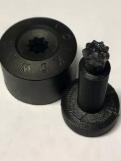 VW rim bolt cap opener key