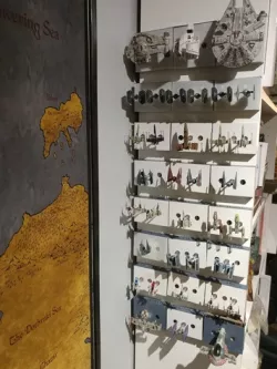 X Wing Wall Mounted Storage Display