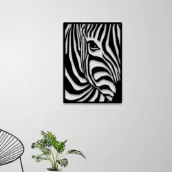 ZEBRA PORTRAIT WALL ART