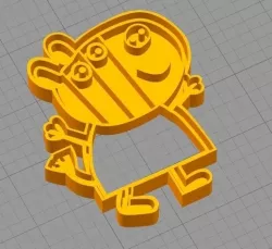 ZOE ZEBRA (from PEPPA PIG) COOKIE CUTTER