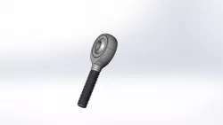 1/4" Left Hand Rod End With Movable Ball