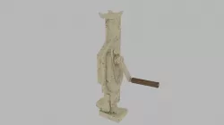 20t Jack of the Pzkmpfw Tiger 3D model