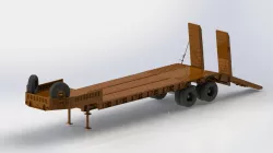 45T Lowbed trailer