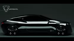 Affekta Hydroxon Sport Car Concept Low poly Low-poly  3D model