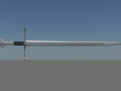 Anduril Sword Low-poly  3D model